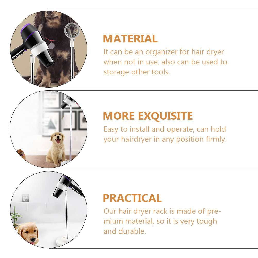 헤어 드라이어 거치대, 바닥에 세워둘 수 있는 견고한  - Hair Dryer Stand Hands Free Floor 리뷰 및 가격