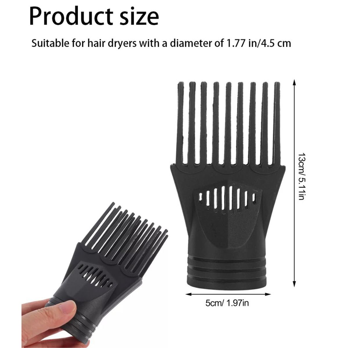 AA96 유니버설 블로우 헤어 드라이어 빗 부착물 -  - Hair Dryer Styling Comb Attachment 리뷰 및 가격