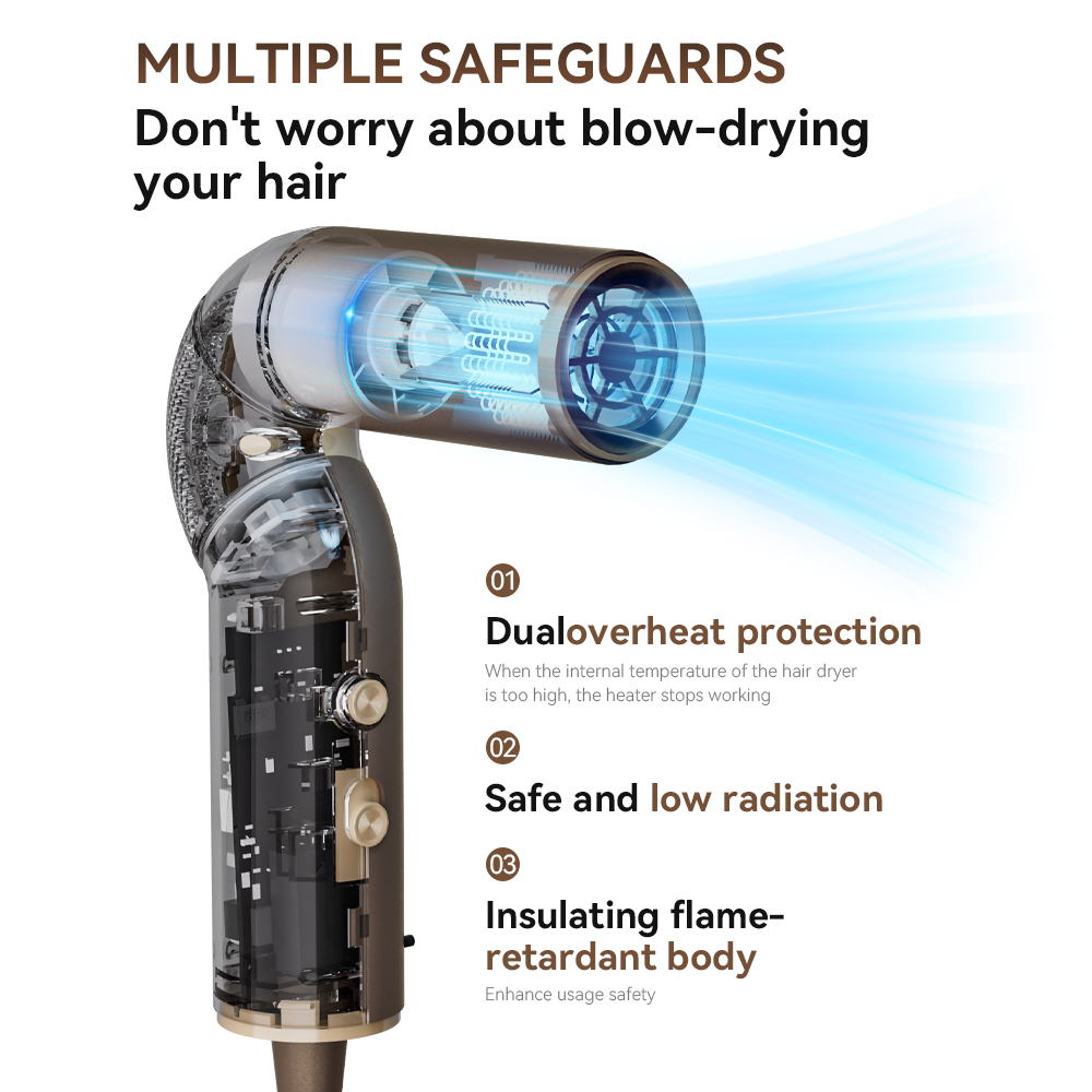 2025 휴대용 접이식 미니 헤어 드라이어 110000 - Foldable Travel Hair Dryer Brushless 리뷰 및 가격