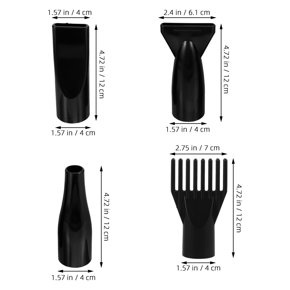 애완동물 미용용 유니버설 헤어 디퓨저 노즐 4개, AB - Hair Dryer Styling Comb Attachment 리뷰 및 가격