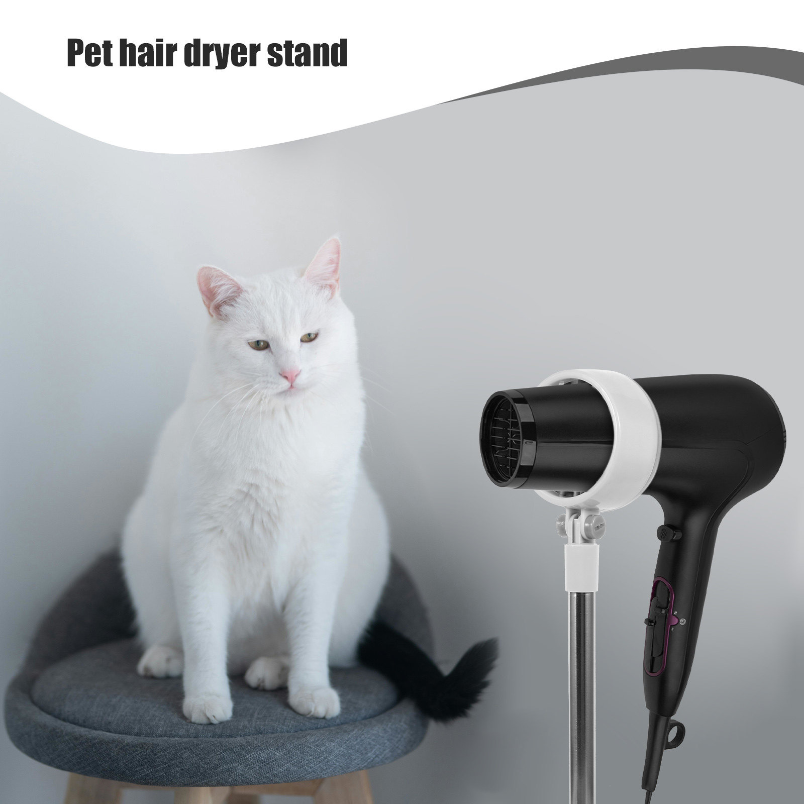 애완동물 털 건조대 – 강아지 및 고양이 미용 시 사용 - Hair Dryer Stand Hands Free Floor 리뷰 및 가격