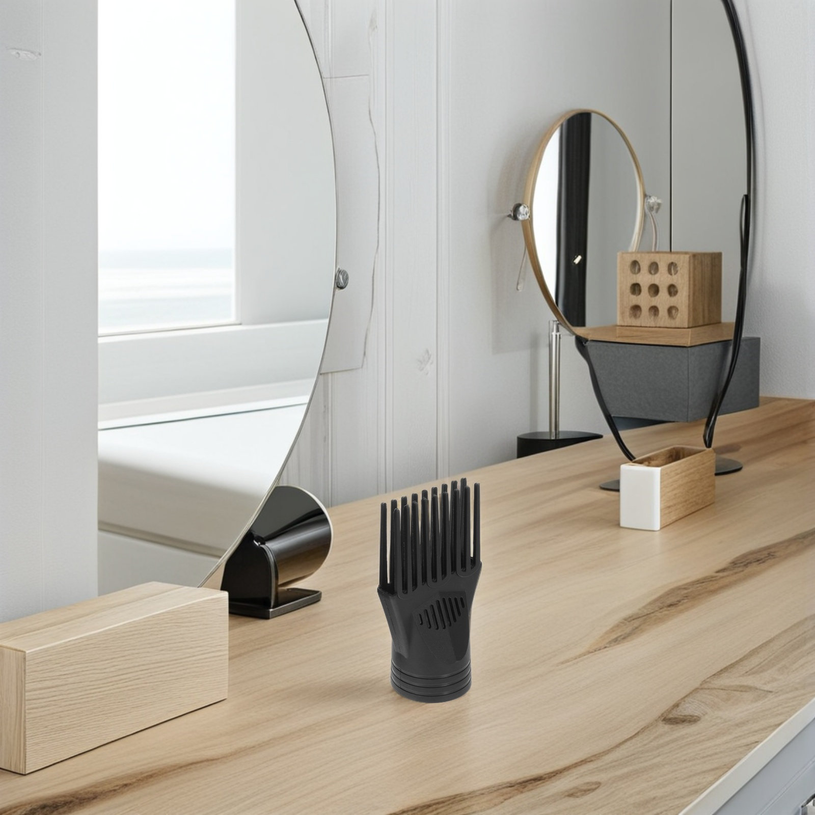 검은색 범용 헤어 드라이어 빗 부착물: 스트레이트, 부 - Hair Dryer Styling Comb Attachment 리뷰 및 가격