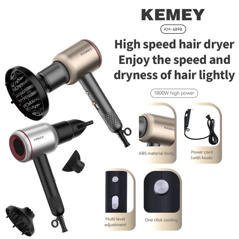Kemei 전문 이온 살롱 헤어 드라이어 강력한 180 - Hair Blow Dryer Low Noise Powerful 리뷰 및 가격