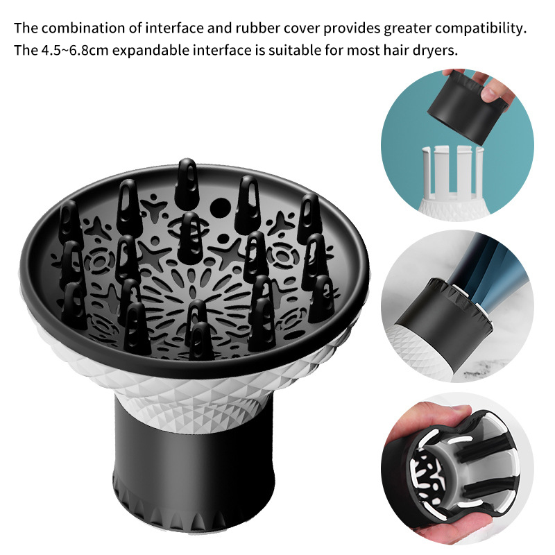 곱슬 물결 모양의 머리카락을위한 범용 헤어 드라이어 디 - Hair Dryer Diffuser Attachment Universal 리뷰 및 가격