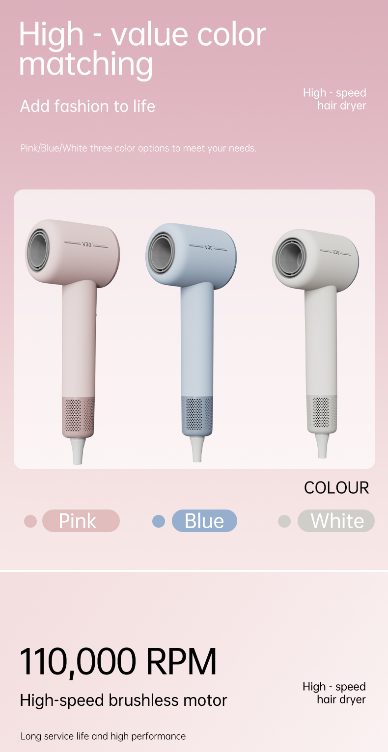 220V EU 플러그, 1600W 고속 브러시리스 미니 - High Speed Hair Dryer Brushless 110000Rpm 리뷰 및 가격