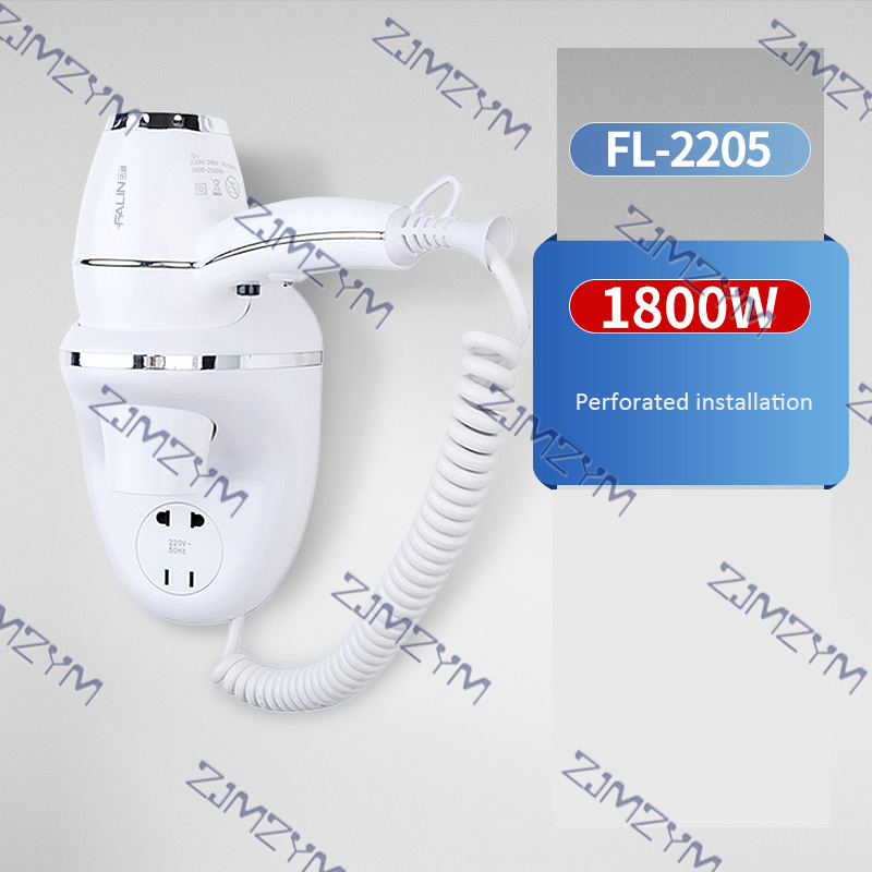 벽 장착형 고출력 헤어 드라이어, 가정 및 호텔용 냉풍 - Wall Mount Hotel Hair Dryer 1800W 리뷰 및 가격