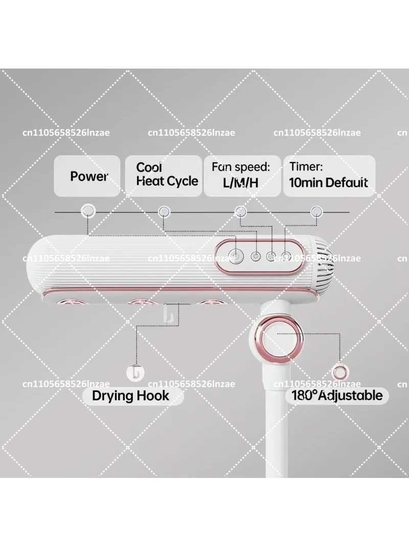 전문가용 핸즈프리 수직 헤어 드라이어 고속 음이온 블로 - Hair Dryer Stand Hands Free Floor 리뷰 및 가격