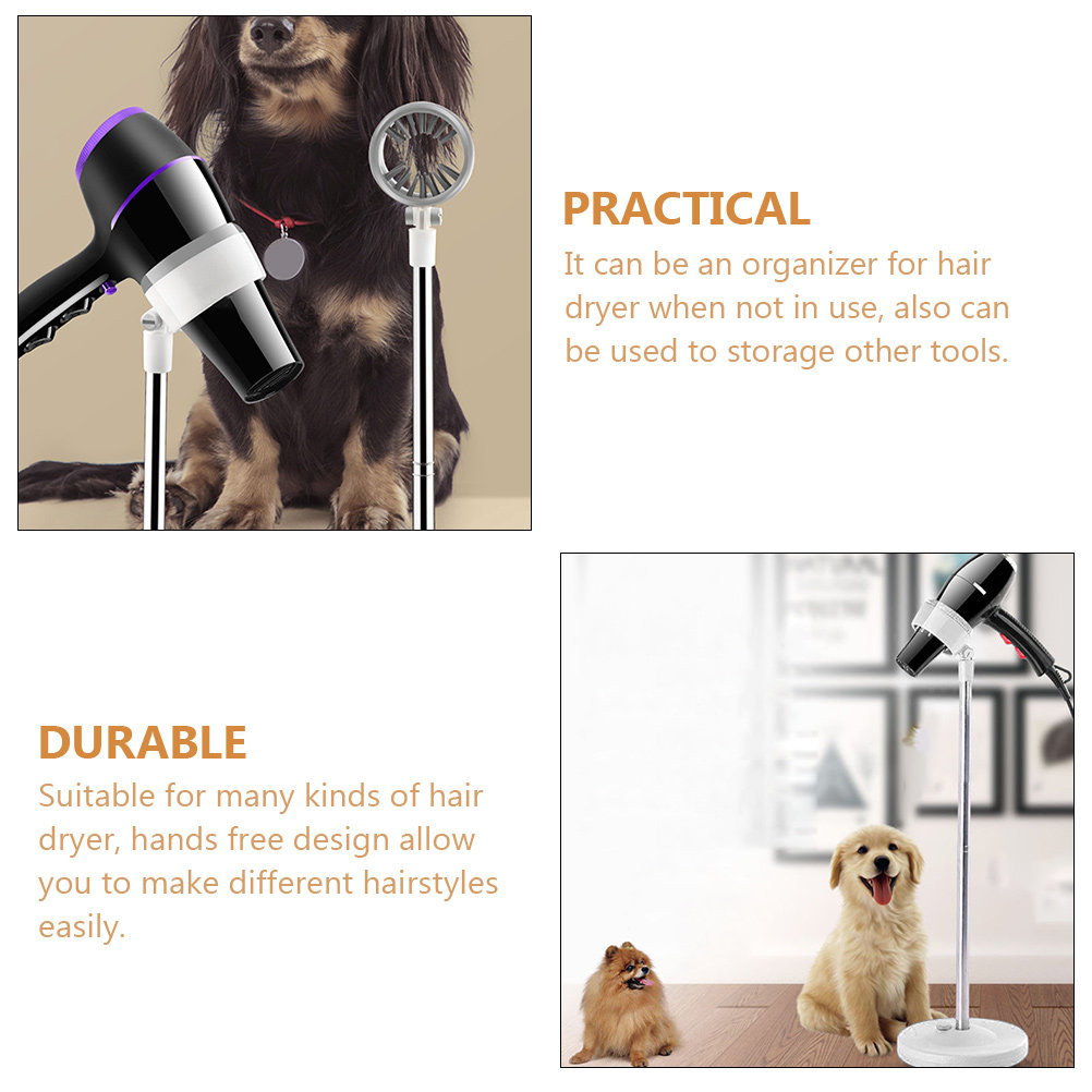 애완동물 털 건조대 – 바닥에 세워두고 사용할 수 있는 - Hair Dryer Stand Hands Free Floor 리뷰 및 가격