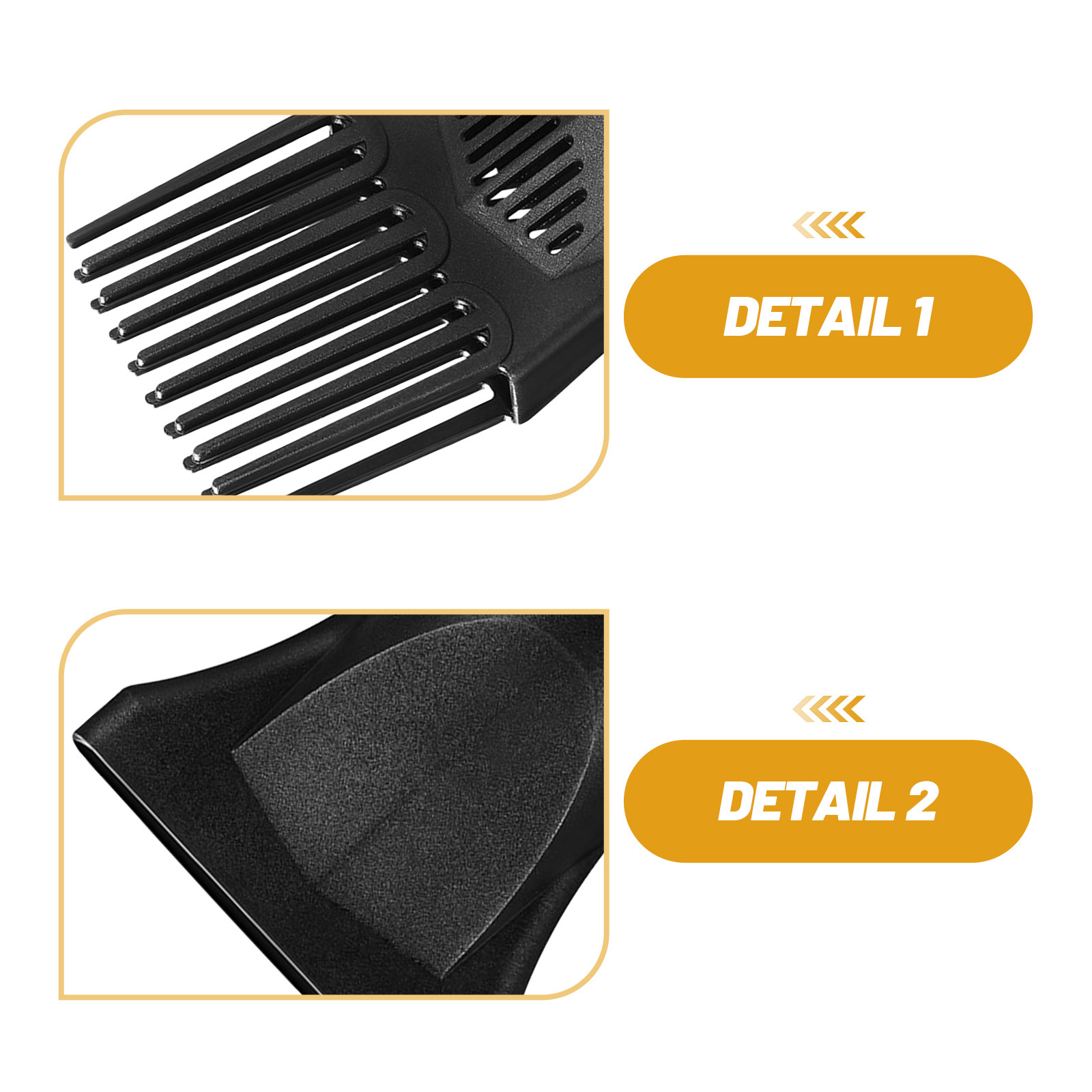 5개 세트 헤어 드라이어 액세서리, 빗 모양 노즐 포함 - Hair Dryer Styling Comb Attachment 리뷰 및 가격